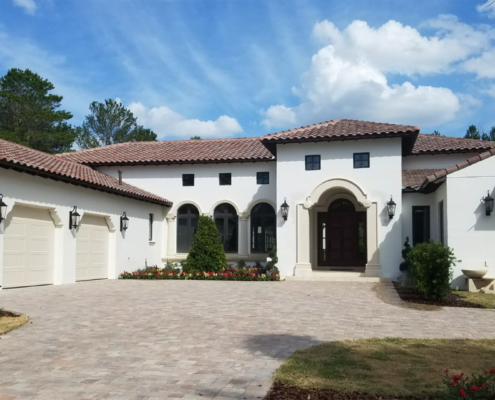Custom home with precast and stucco - Bella Colina, Florida