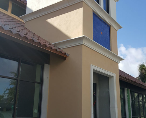 Rollins college bookstore - stucco and precast