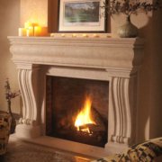 Custom fireplace mantel - Orlando, Florida