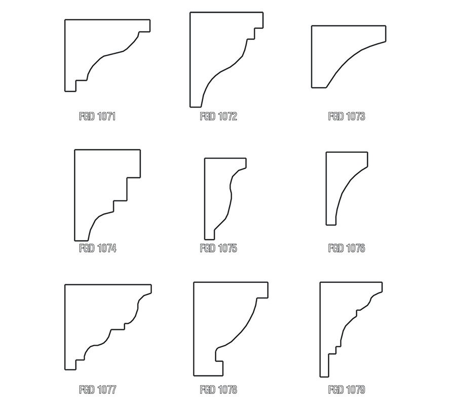 Bracket / corbell styles