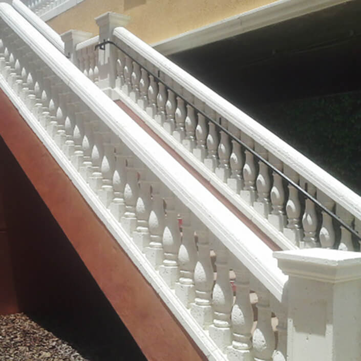Foam or precast balusters manufactured in Orlando, Florida