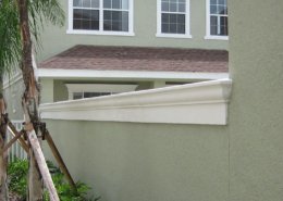 Precast concrete or foam wall caps