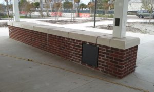 Precast concrete wall cap - Kissimee