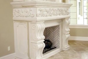 Precast fireplace - Ocala, Florida