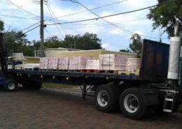 Disney precast concrete on truck for delivery