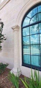 Precast window trim by Castle Group Construction