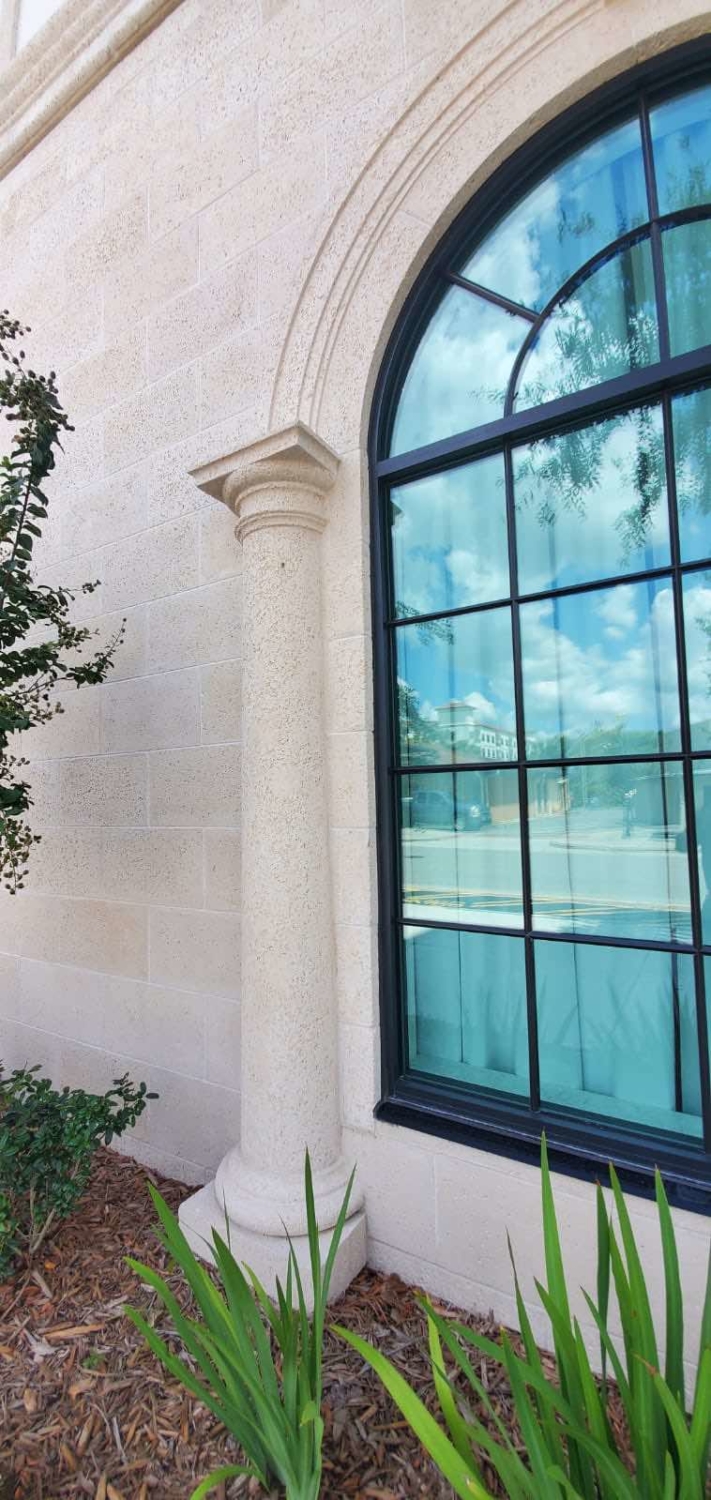 Precast window trim by Castle Group Construction Architectural Foam